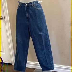 Levi’s 560 Women’s Vintage Loose Fit Straight Leg Dark Wash Jeans Size 14S